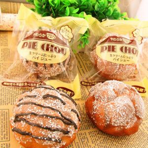 2 Flavours! Realistic Powdered Sugar Pie Chou Pastry Squishy