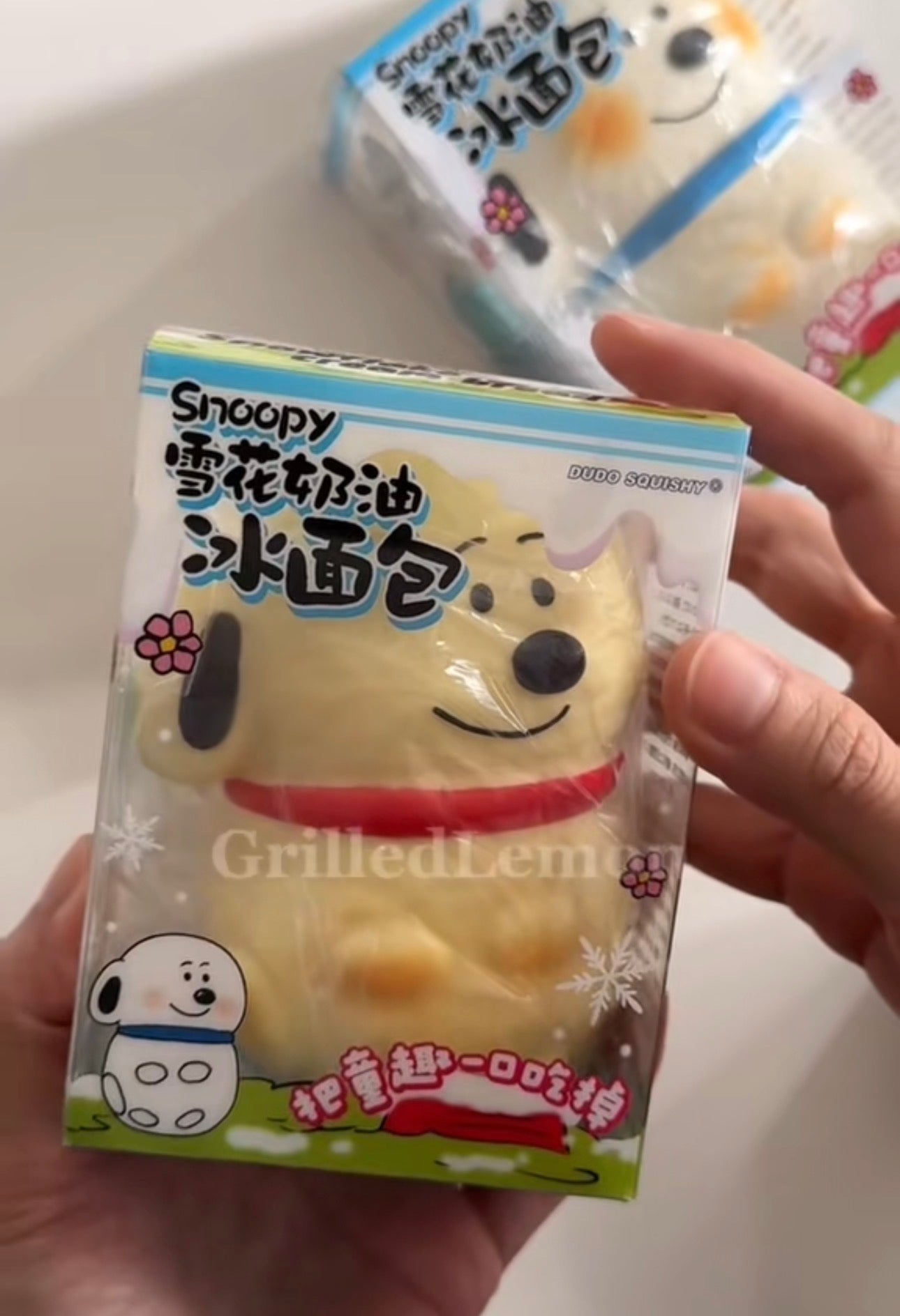 Snoopy Snow Cream Bread Squishy