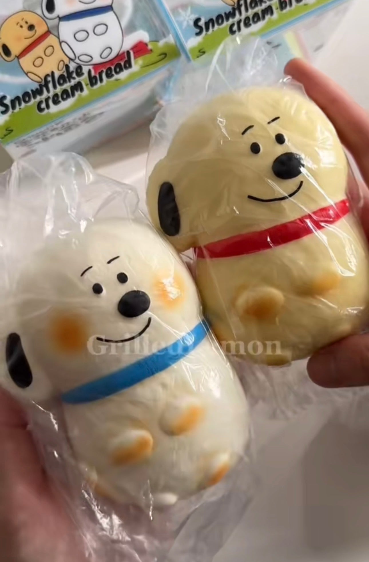 Snoopy Snow Cream Bread Squishy