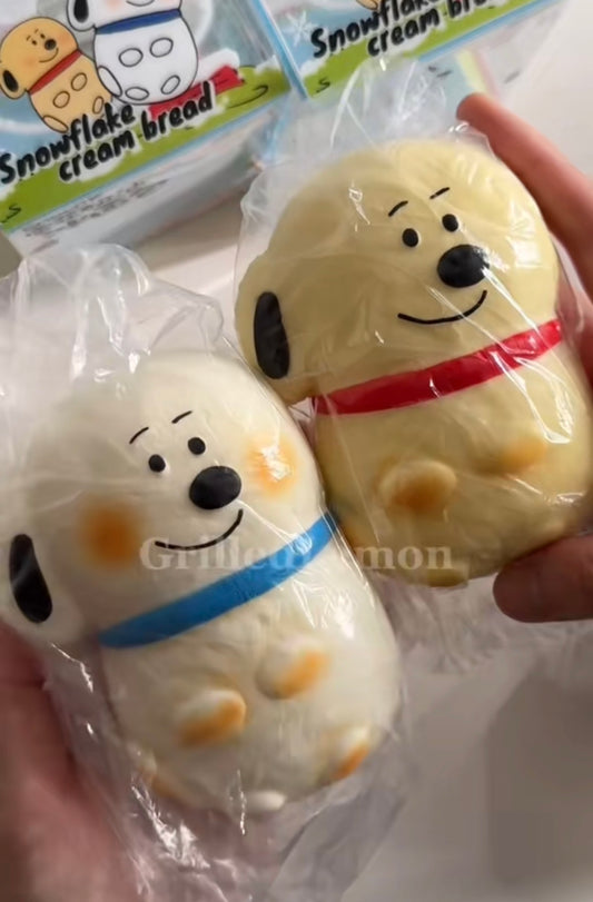 Snoopy Snow Cream Bread Squishy