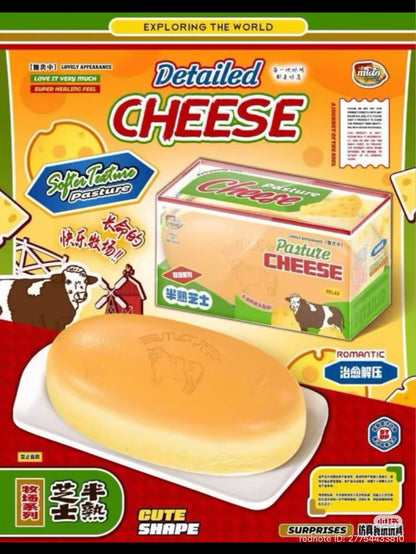 Thick Rich Butter Cream Cheesecake Oval Cake Squishy