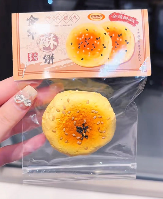 Realistic Sesame Mini Pastry Bun