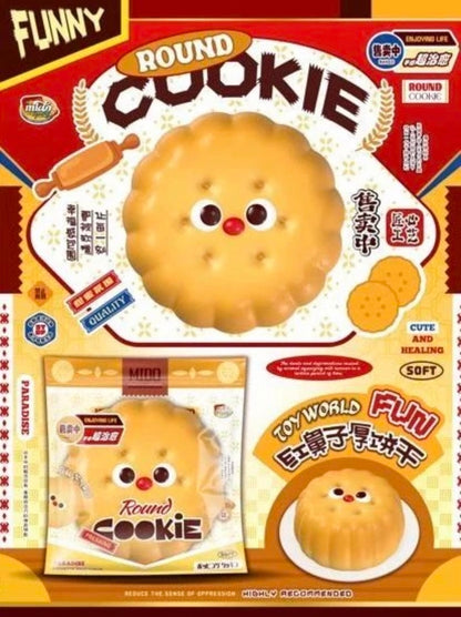 Jumbo Realistic RedNose Butter Chocolate Cookie Squishy