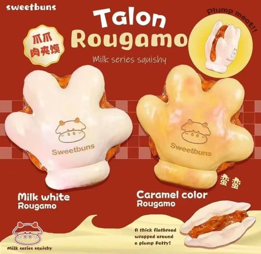 Jumbo Talon Rougamo Meat Filled Glove Bread Bun Squishy