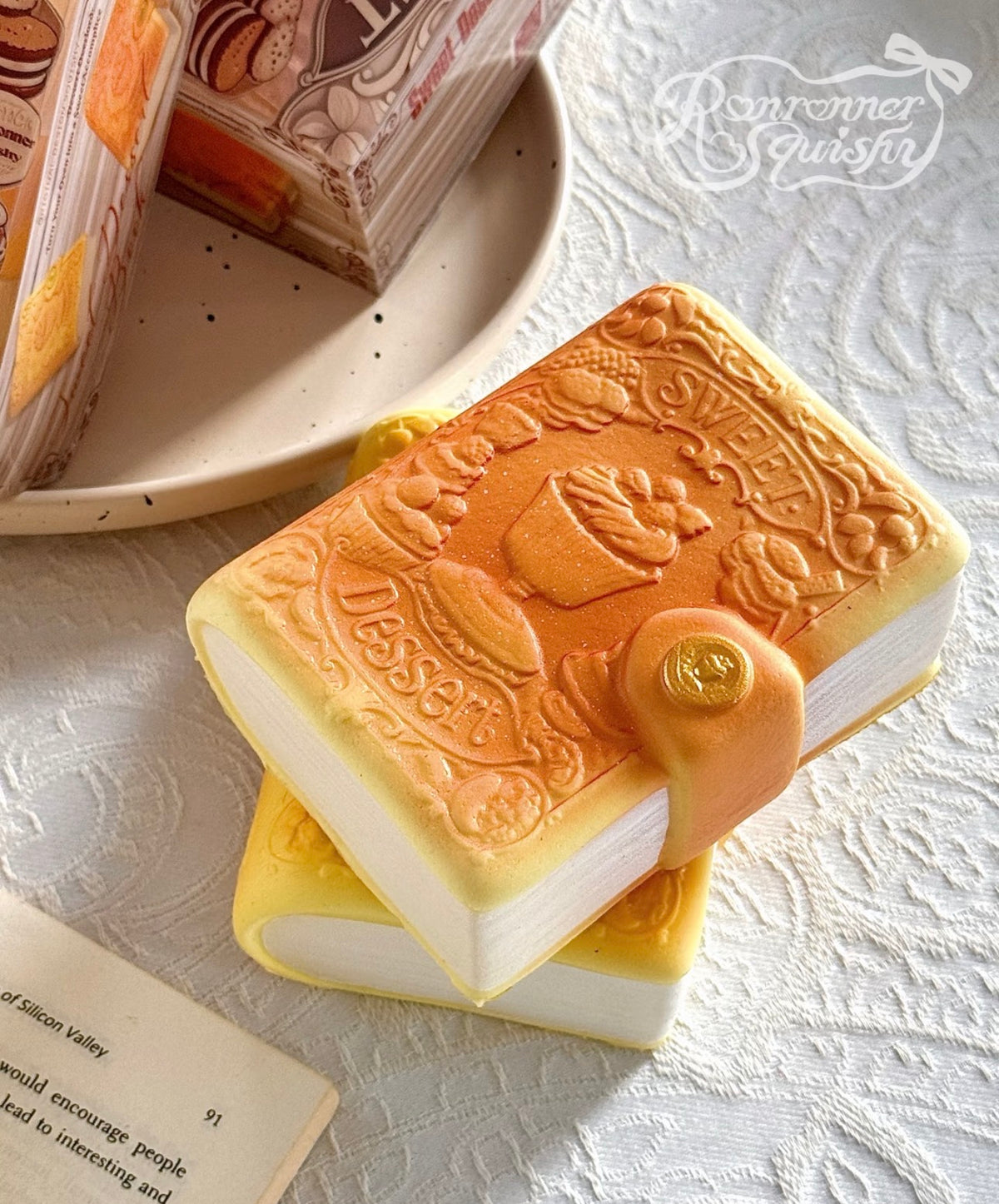 Fluffy Realistic Wheat Bread Journal Book Squishy