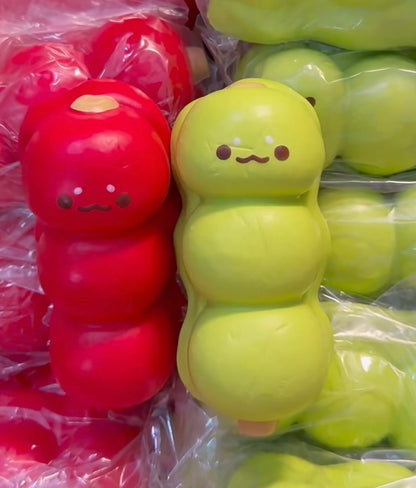 2 Flavours! Candied Haw Snack on Stick Squishy!