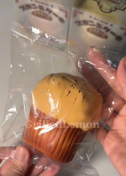 3 Flavours! Round Paper Icing Cupcake Squishy