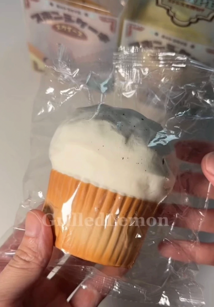 3 Flavours! Round Paper Icing Cupcake Squishy