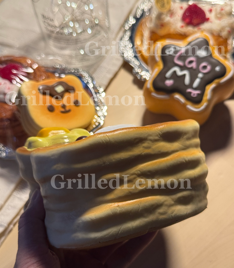 Jumbo Realistic Bartholomew Bear Butter Pancake Squishy