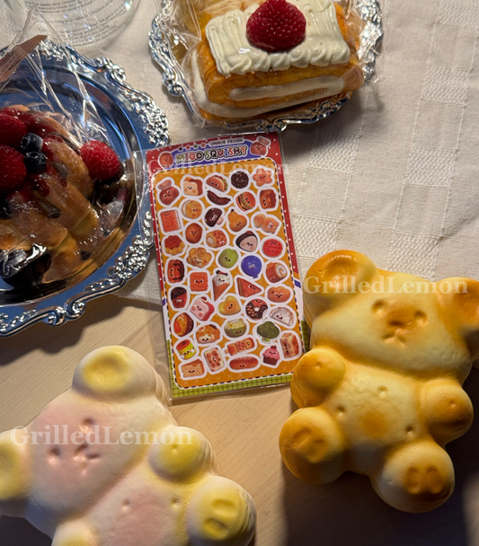 Mido Squishy - RedNose Food Series Design Sticker