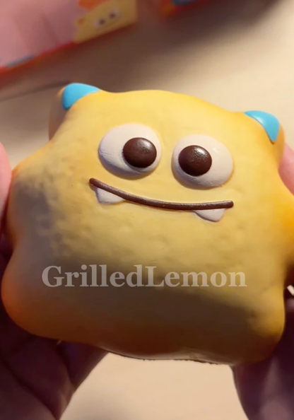 2 Flavours! Realistic Soft Fluffy Monster Mascot Fluffy Bread Squishy