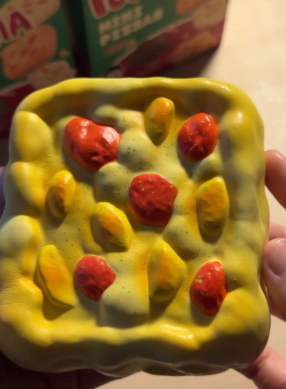 2 Colours! Fluffy Roasted Tomato Garlic Focaccia Bread Squishy