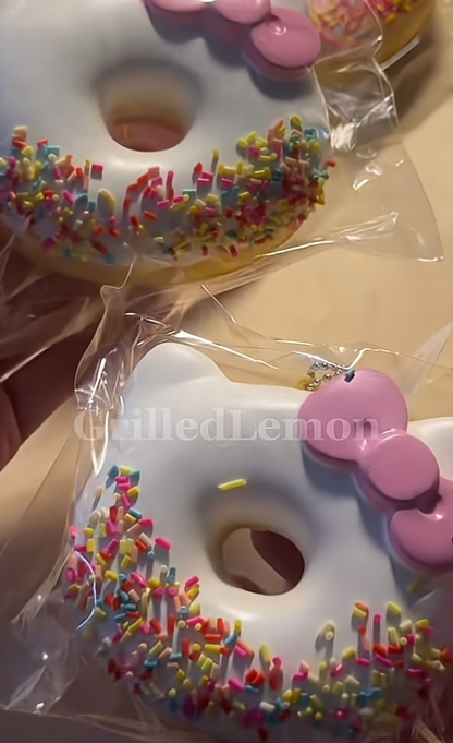 Japan Sanrio Cafe Hello Kitty Sprinkled Doughnut