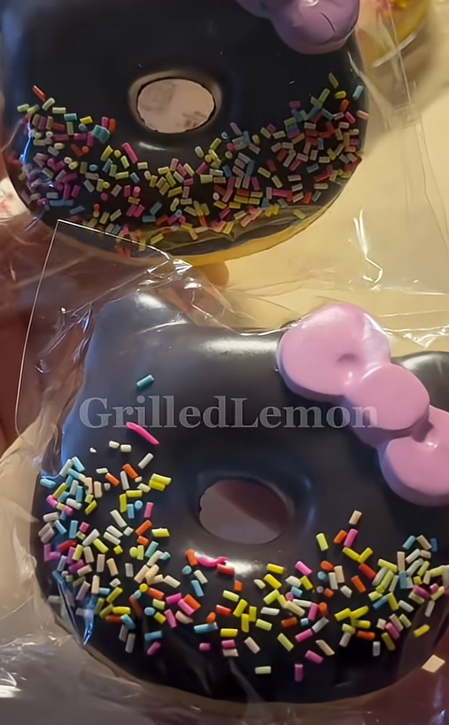 Japan Sanrio Cafe Hello Kitty Sprinkled Doughnut
