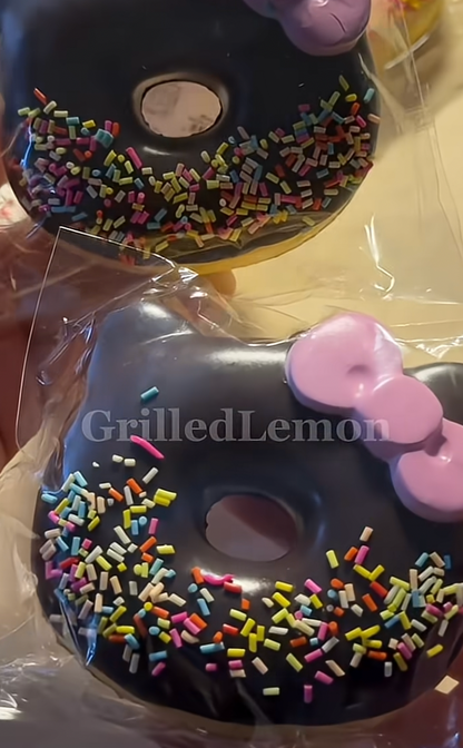 Japan Sanrio Cafe Hello Kitty Sprinkled Doughnut