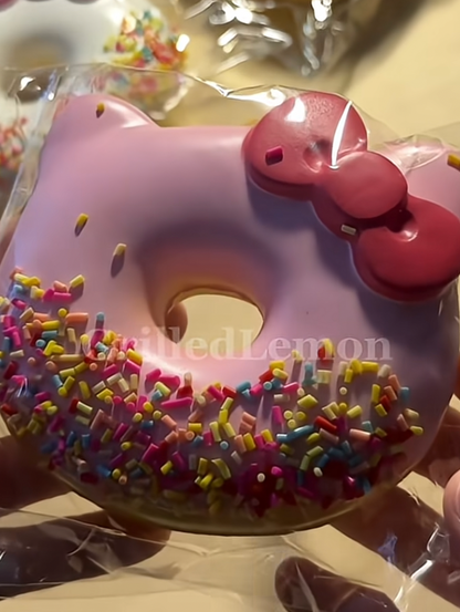 Japan Sanrio Cafe Hello Kitty Sprinkled Doughnut