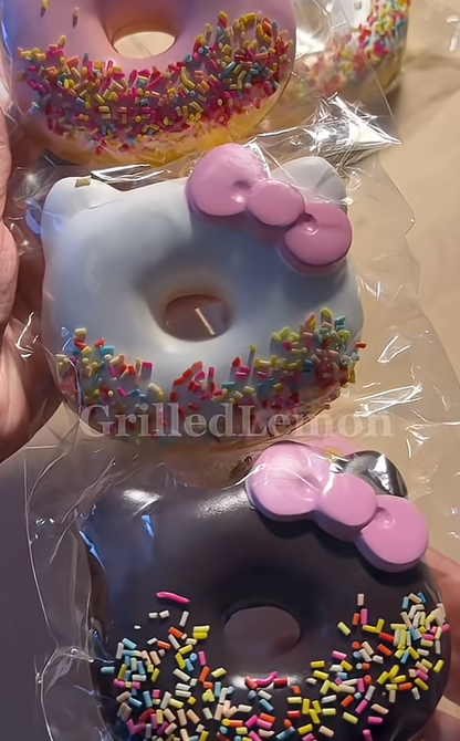 Japan Sanrio Cafe Hello Kitty Sprinkled Doughnut