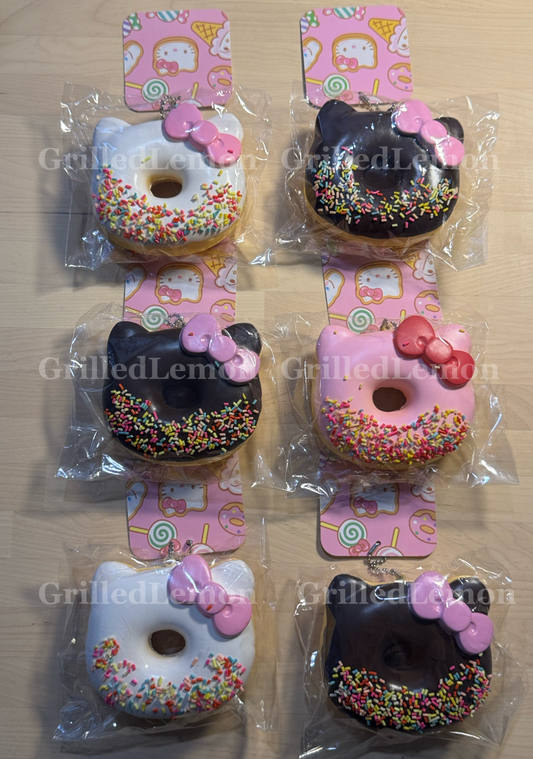 Japan Sanrio Cafe Hello Kitty Sprinkled Donut Squishy