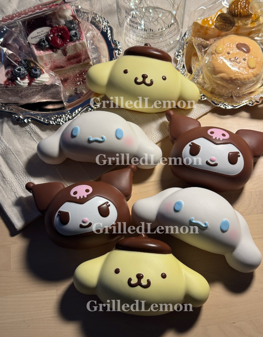 3 Designs! Official Mashlo Jumbo Sanrio Donut Squishy