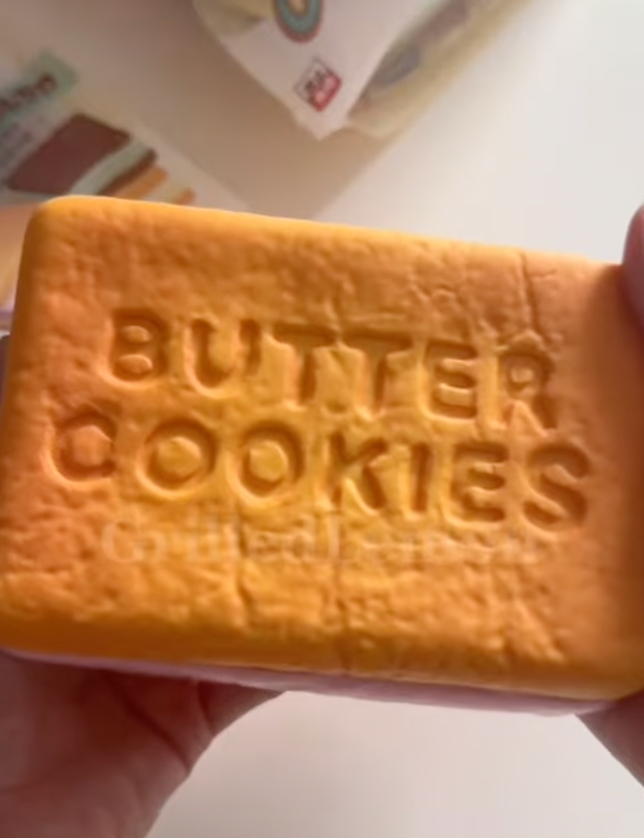 3 Flavours! Jumbo Sandwich Cream Cookie Biscuit Squishy