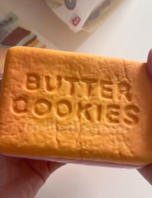 3 Flavours! Jumbo Sandwich Cream Cookie Biscuit Squishy