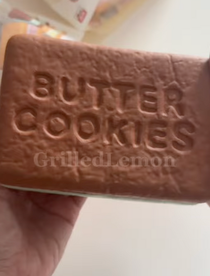 3 Flavours! Jumbo Sandwich Cream Cookie Biscuit Squishy