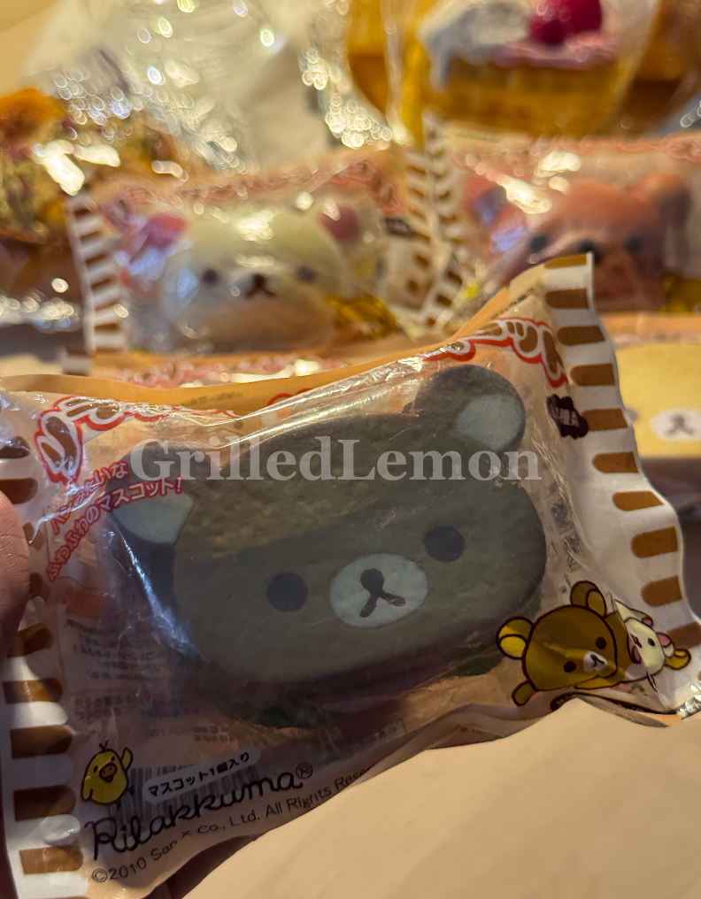 4 Designs! Vintage Rilakkuma Korilakkuma Sandwich & Bread Squishy