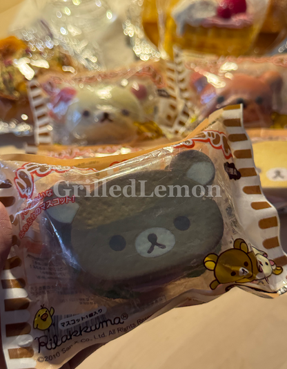 4 Designs! Vintage Rilakkuma Korilakkuma Sandwich & Bread Squishy