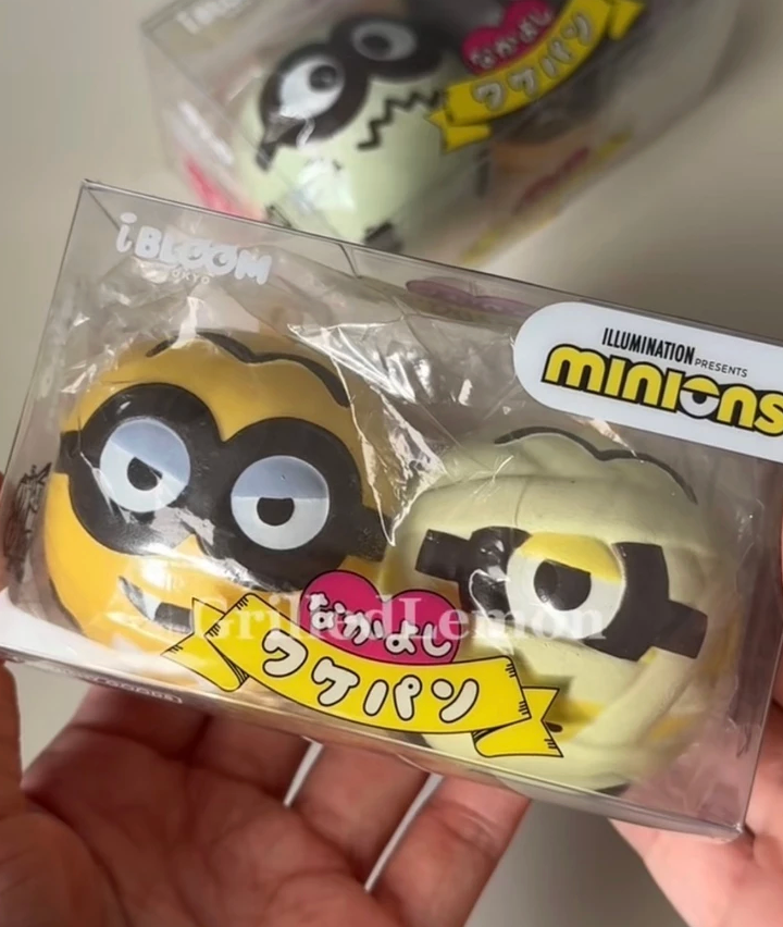 Minions x I-Bloom WakePan Halloween Share Bread Chigiri Squishy
