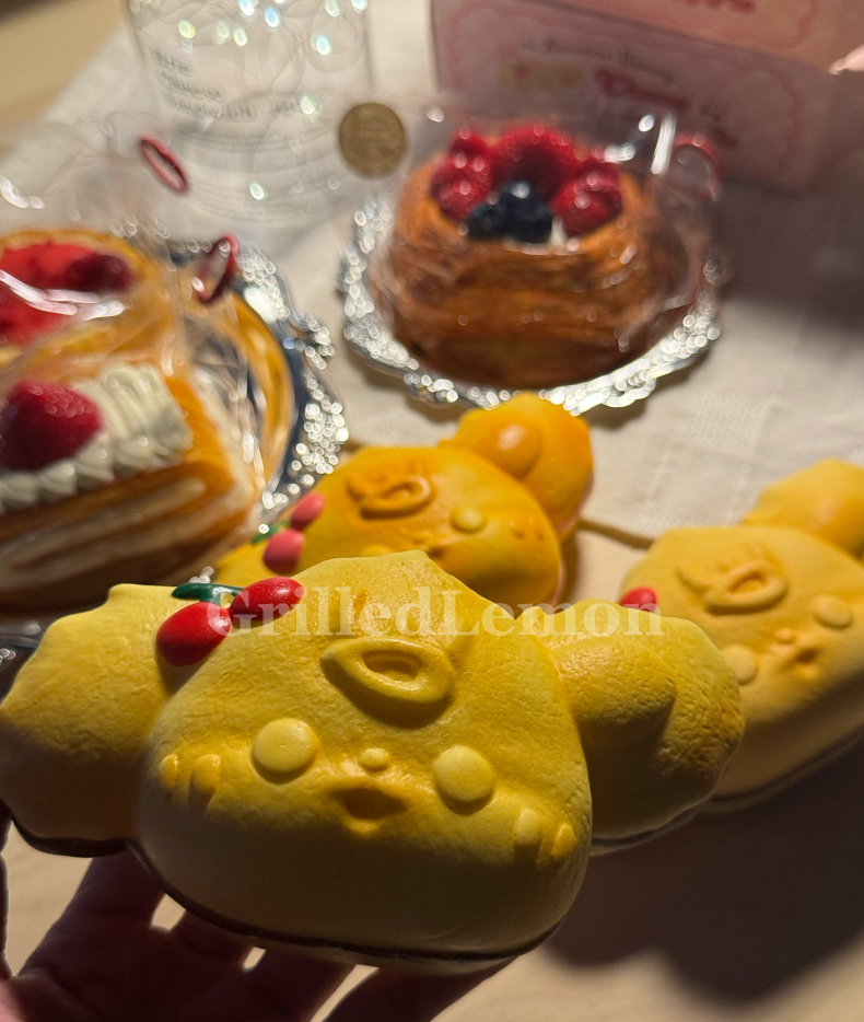 2 Flavours! Fluffy Realistic Cherry Cream Puppy Mascot Squishy