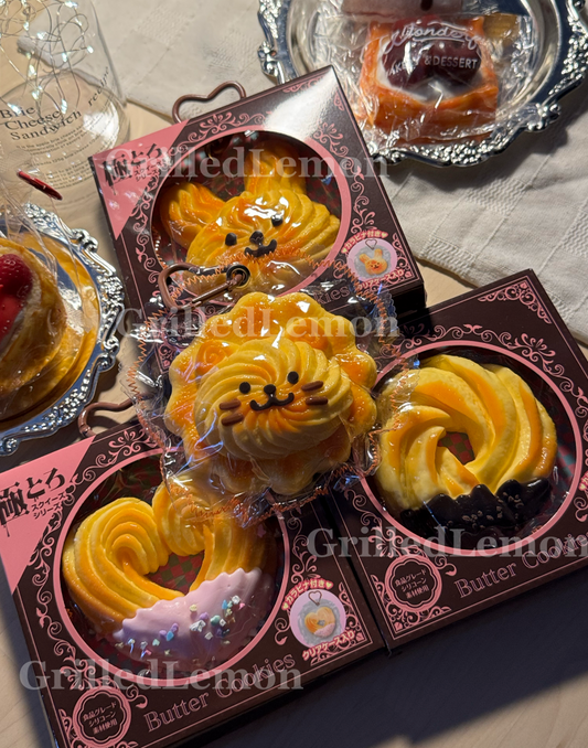 Jumbo Realistic Toasted Butter Cookie Taba Squishy