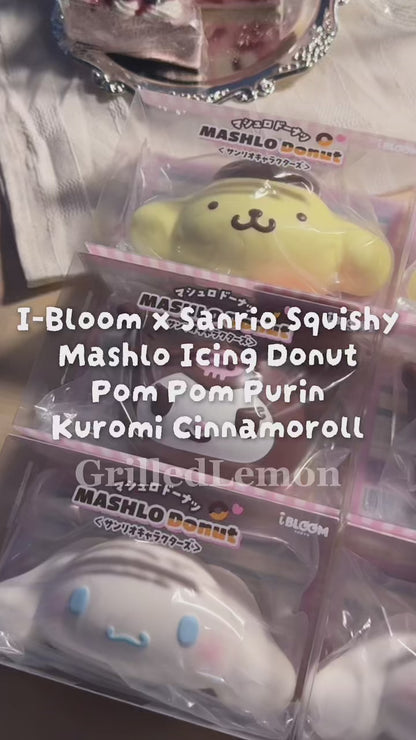 3 Designs! Official Mashlo Jumbo Sanrio Donut Squishy