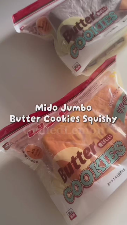 3 Flavours! Jumbo Sandwich Cream Cookie Biscuit Squishy