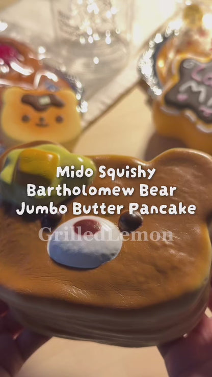Jumbo Realistic Bartholomew Bear Butter Pancake Squishy