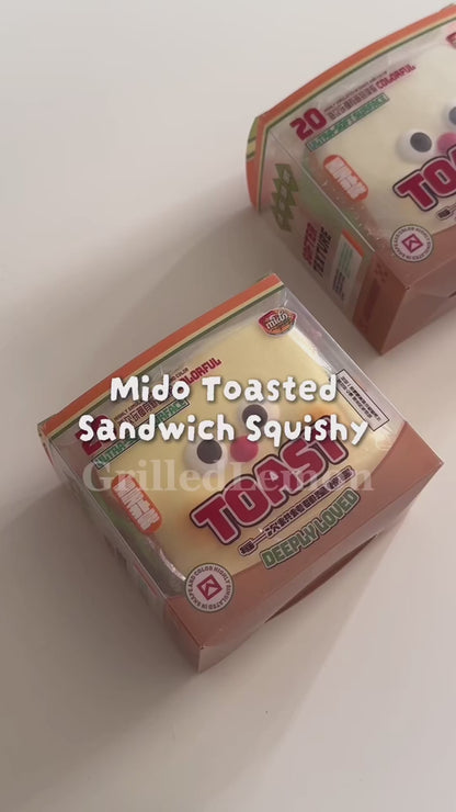 2 Colours! RedNose BLT Sandwich Toast Bread Squishy
