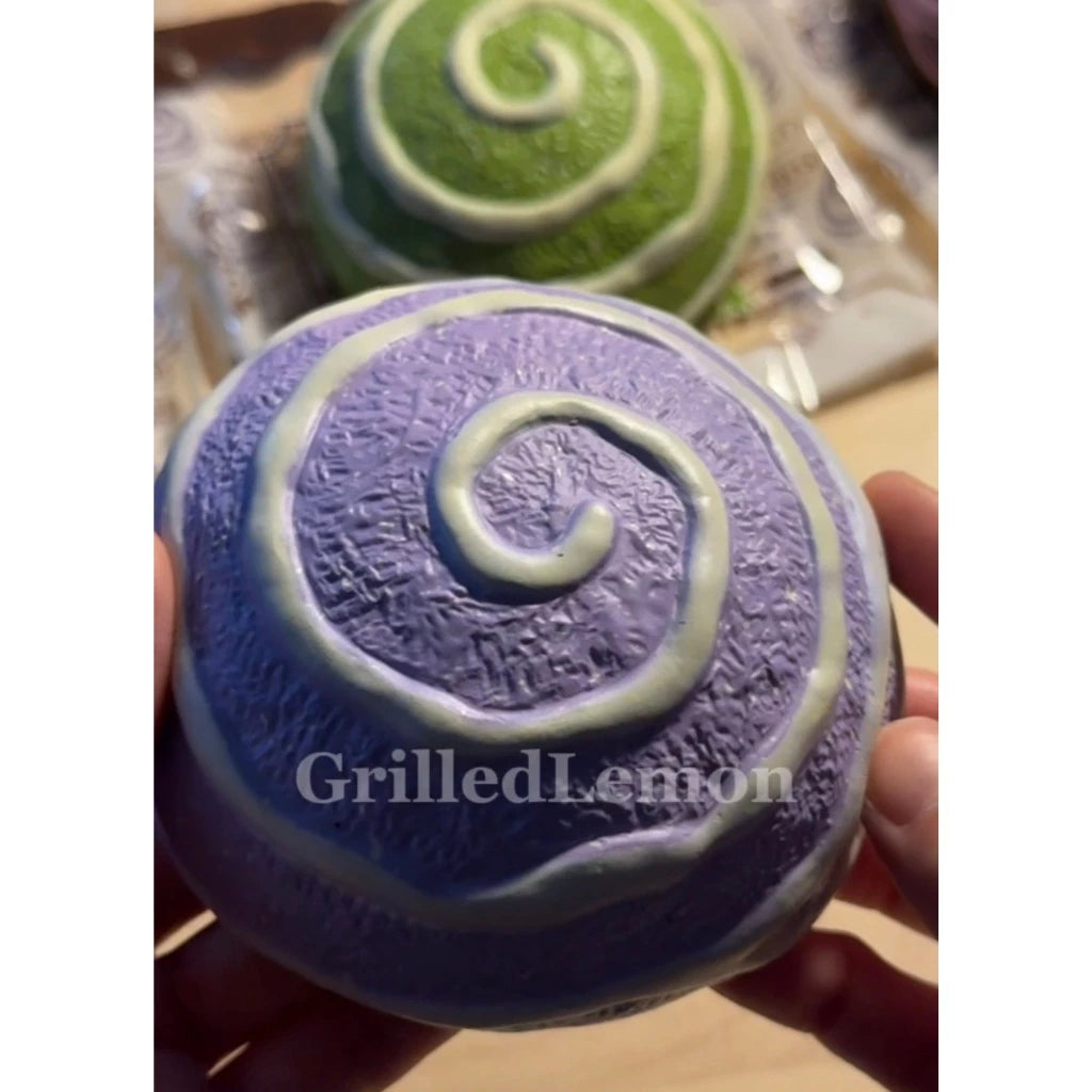 Chocolate Covered Sourdough Swirly Bread Bun Squishy