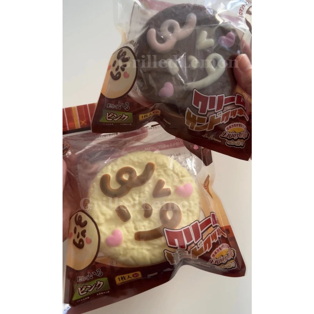 2 Colours! Sugar Coated Icing Vanilla Chocolate Cookie Girl
