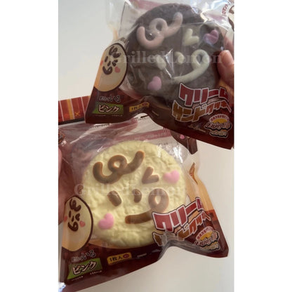 2 Colours! Sugar Coated Icing Vanilla Chocolate Cookie Girl