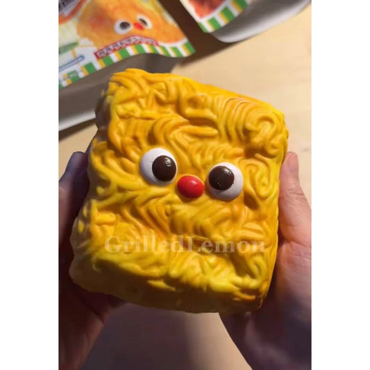 Curly RedNose Toasted Instant Noodle Squishy