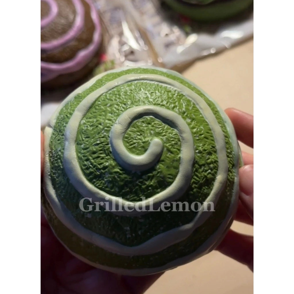 Chocolate Covered Sourdough Swirly Bread Bun Squishy