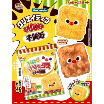Curly RedNose Toasted Instant Noodle Squishy
