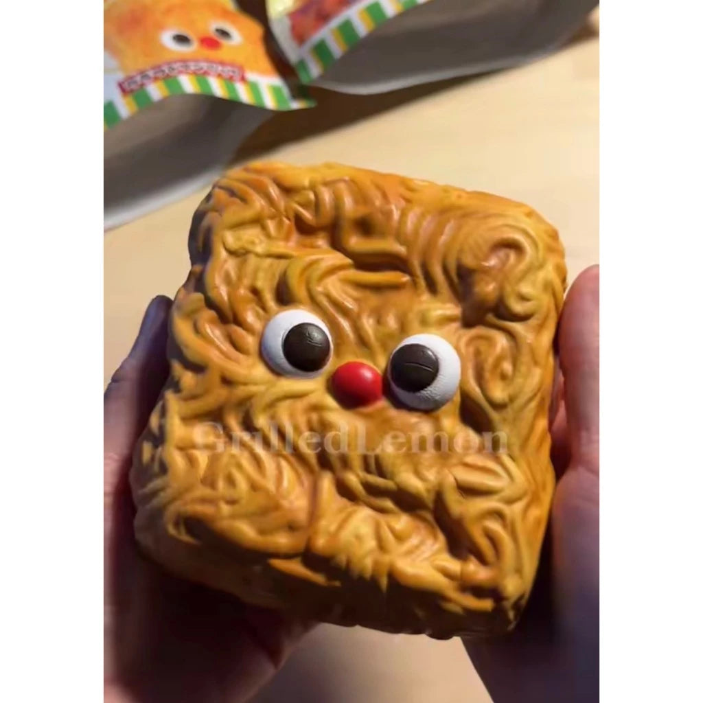 Curly RedNose Toasted Instant Noodle Squishy