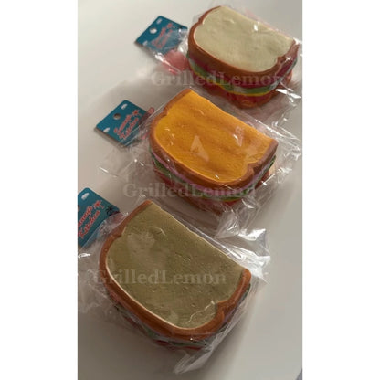 3 Colours! Inspired Sunny's Kitchen Realistic BLT Sandwich Squishy
