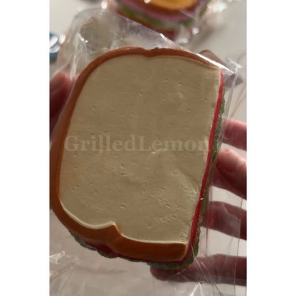 3 Colours! Inspired Sunny's Kitchen Realistic BLT Sandwich Squishy