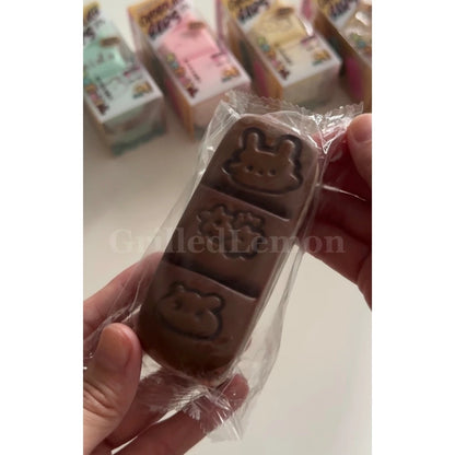 5 Flavours! Animal Cream Cookie Sandwich Chocolate Bar Biscuit Squishy