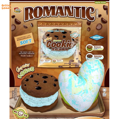 Mint Chocolate Filled Sandwich Cookie Squishy